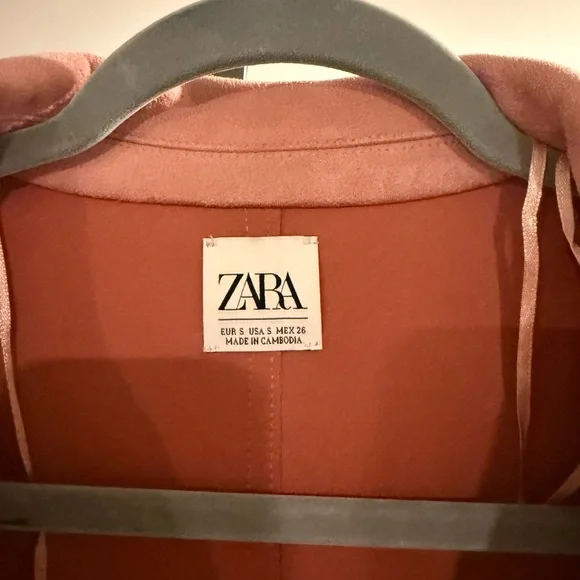 Zara faux suede jacket - Picture 3 of 9